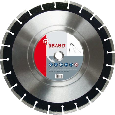 Disco de corte de diamante para asfalto 400x10mm GRANITO (1/2)