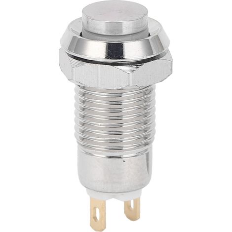 Bouton poussoir étanche 8mm acier inoxydable interrupteur momentané démarrage 3V pour tableau de bord, voiture, LED, 1 pièce (1/5)
