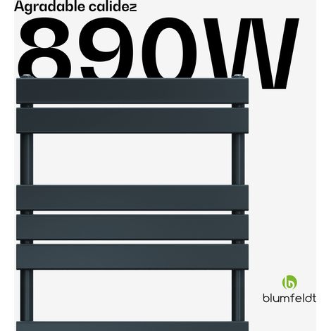 Blumfeldt Fairmont Radiador  60 × 180 cm  Montaje en pared  Diseño moderno  Funcionamiento con agua caliente (1/5)