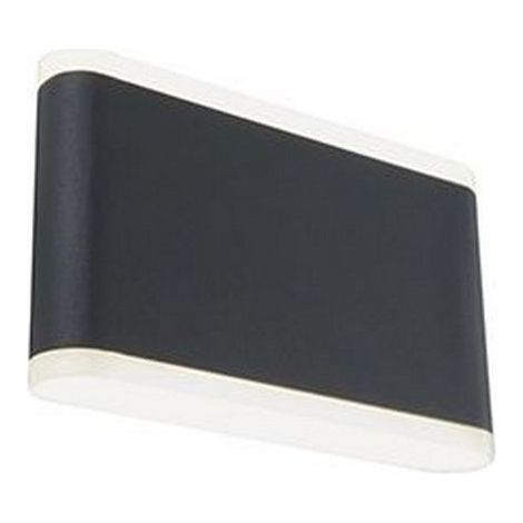 applique led "wave" grigia 14w, bianco naturale (1/5)