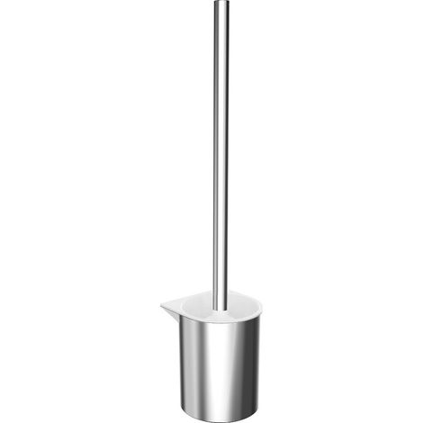 emco flow Toilettenbürstengarnitur, Bürstenkopf, weiß, chrom, (1/5)