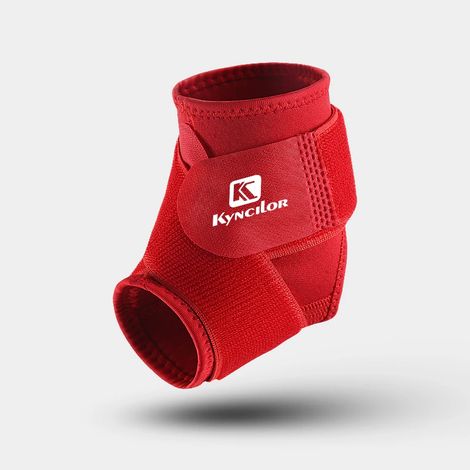 (Rouge L) Support de vis spécifique aux sports de plein air, assurant compression et protection pour éviter d'endommager les vis. (1/5)