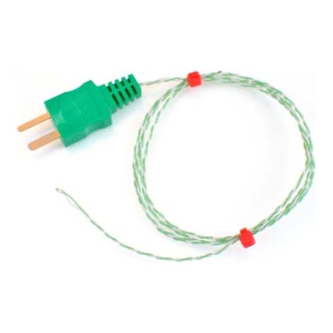 Thermocouple type K, +260°C max à Fiche mâle miniature ( Prix pour 1 )