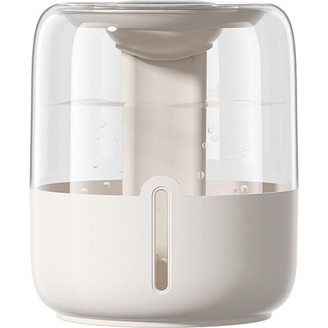 Umidificatore per camera da letto, umidificatore a nebbia fredda da 6,8 l per stanze grandi, per neonati, sensore di umidità, autonomia di 20 ore, luce notturna calda, facile da riempire e pulire