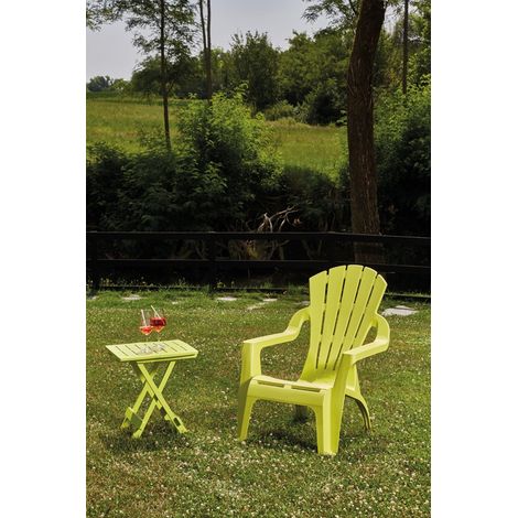 FAUTEUIL RÉSINE LIME SELVA