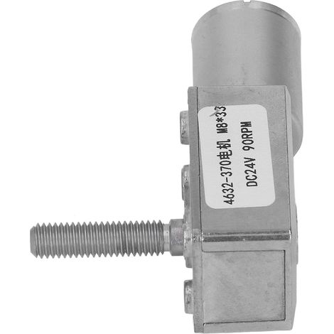 Turbo-Schneckengetriebemotor mit hohem Drehmoment, Mikrogetriebe, DC 24 V, M8x33 mm, Elektrowerkzeuge, 90 U/min (1/5)