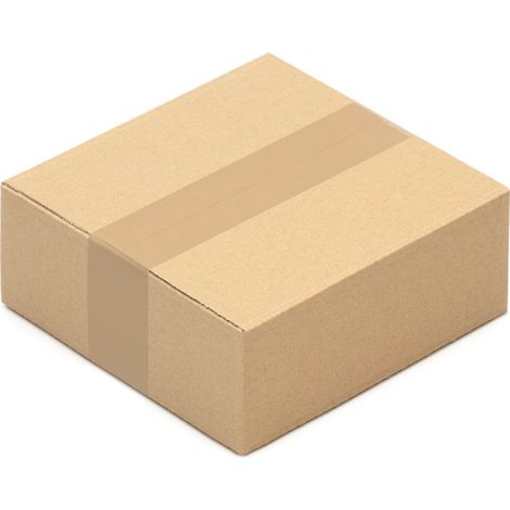 50 Faltkartons 200 x 200 x 80 mm Kartons 20 x 20 x 8 cm Versandkartons Wellpappe (1/4)
