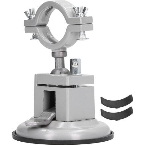 360° Universal-Tischschraubstock mit Saugnapffuß und doppelter Spannvorrichtung, Aluminium-Druckguss, für Kleinteile und Modelle, 185 mm (1/5)