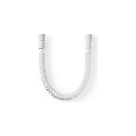 Nedis Tubo di Scarico Estensibile Bianco 0,70-2,00 m