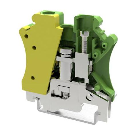 Degson PC6-PE-01P-1Y-00AH-1 Borne pour conducteur de protection 8.2 mm raccord à vis jaune, vert 1 pc(s) (1/2)