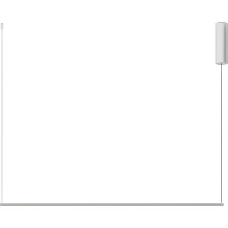 DAISHO Sospensione Orizzontale LED 26W 3000K CRI90 IP20 in Alluminio Bianco - Lampada a Sospensione Dimmerabile Taglio di Fase - Rossini Group (1/5)