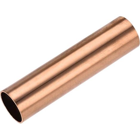 Tube Cuivre Rond 25mm Diamètre Externe, 23mm Diamètre Intérieur, 1mm Paroi Épaisseur 10cm Longueur Droit Tuyau