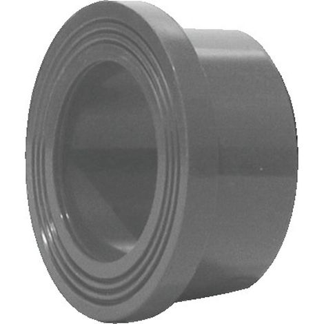 Collet PVC pression strié pour joint plat femelle à coller DN50-PVC63