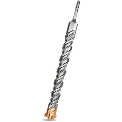 Foret SDS Plus 35 mm x 350 mm pour le perçage du béton, de la brique, de la pierre et de la maçonnerie 4 forets en carbure avec accessoire de perçage à percussion. (1/4)