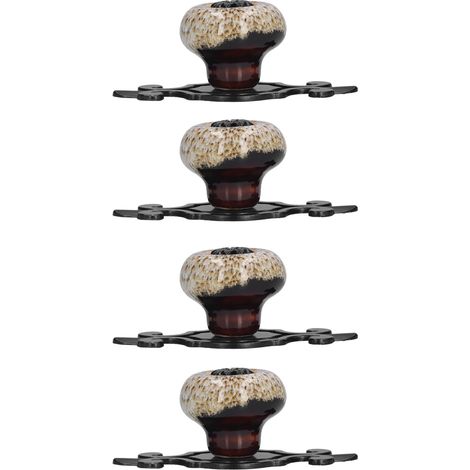 4-teiliges Möbelgriffset aus Zinklegierung für Schubladen und Schranktüren, elegantes weißes Accessoire (1/5)