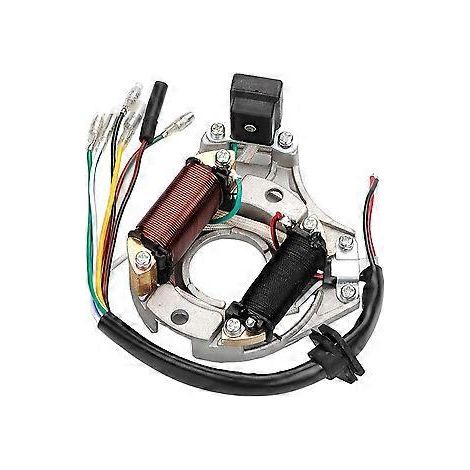 Wechselstrom-Stator mit 2 Zündspulen und Magnetplatte für 50ccm, 70ccm, 90ccm, 110ccm und 125ccm Sunl ATV-Vierräder mit CDI-Steuerung