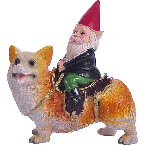 Gartenzwerg-Ornament, Harzfigur, Dekoration für Zuhause, Büro, Weihnachtsdekoration, Kunstharz-Kunsthandwerk (1/5)