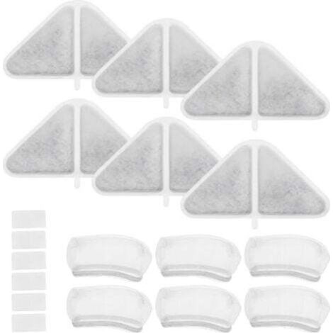 Pack of 18 Replacement Filters for Cat Water Fountains - Activated Carbon Filters Compatible with 1.8GAL 7L Dog and Cat Water Fountains