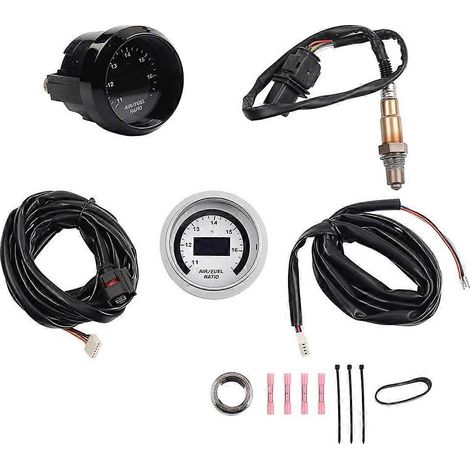 Capteur auto 1Set Racing Air Fuel Ratio Gauge 30 – 4110 AFR 52mm Wideband O2 UEGO Controller with 4.9 Oxygen Senso (1/5)