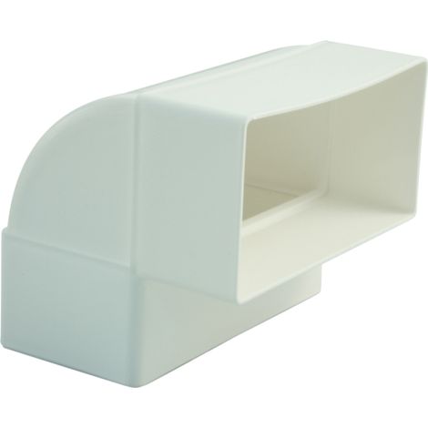 angolo 90 verticale bianco per canali piatti 110x53