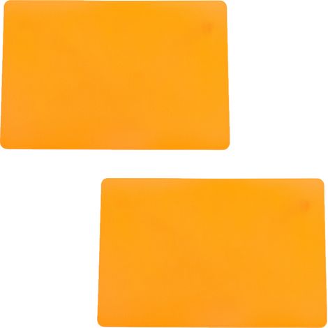 Tapis De Table En Cuir Synthétique - Antidérapant Et Résistant À La Chaleur - Pour Salle À Manger Et Cuisine - Lot De 4 (1/5)
