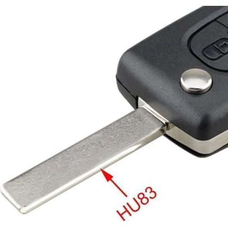 Cellfast – Clé vierge électronique pour Peugeot 207, 307, 308, Partner – Fréquence 433 MHz – Lame rainurée – Compatible avec Citroën Berlingo, C4, C5 (1/3)
