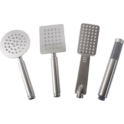 Edelstahl Handbrause Duschkopf Brausekopf Duschbrause Duscharmatur Dusch Kopf A (1/2)