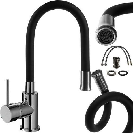 Robinet de cuisine - bec flexible Ruhhy 22821 (1/5)