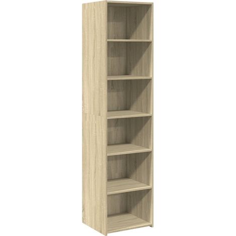 Credenza cassettiera cassettiera mobile contenitore organizer cucina soggiorno soggiorno alto Sonoma 45 x 41 x 185 cm derivati del legno marrone 020034064