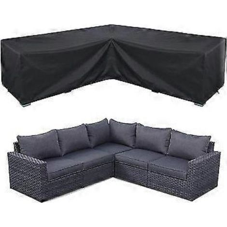 Housse imperméable pour canapé d'angle, ensemble de mobilier de jardin, housse pour mobilier d'extérieur modulable