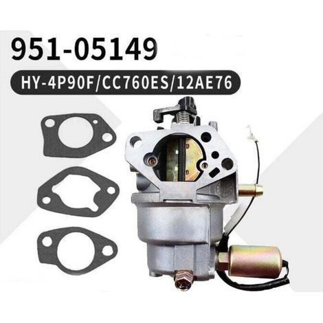 Carburateur pour MTD 951-05149 HY-4P90F CC760ES 12AE76JU,Joint de carburateur adapté au MTD 951 – 05149 (1/3)
