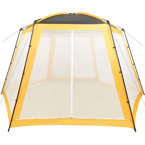 Tente de piscine Tonnelle Barnum de Jardin, Tente de jardin, Tissu 500x433x250 cm Jaune OIB9616E (1/5)