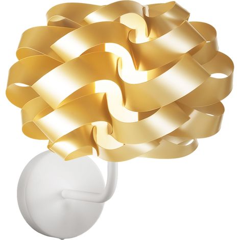 Applique Moderna Cloud Polilux ® New Gold E Metallo 1 Luce E14 (1/2)