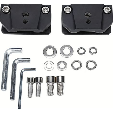 Supports de montage universels pour éclairage de capot, 2 pièces, pilier en alliage d'aluminium, dosettes de travail Led, support de montage pour camions, suv et voitures (1/5)
