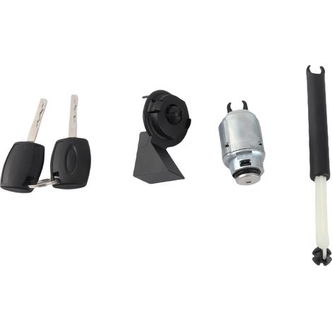 Serratura del cofano lunga per Ford Focus Mk2 C-Max 07-10 Kuga Kit nuovo con 2 chiavi Metallo/plastica nera (1/5)