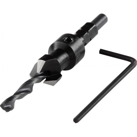 Avellanador Wolfcraft de 4,5 mm con avellanador de 12 mm (1/5)