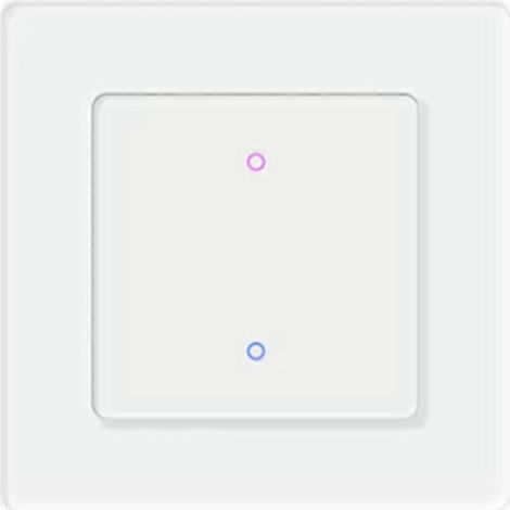 Tuya WLAN-Smart-Schalter mit Fernbedienungs-App, kompatibel mit Alexa und Google Home, Route 2-fach (1/5)