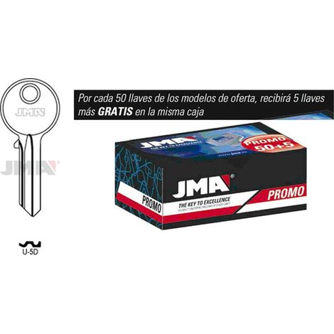 Ensemble de clés JMA Promo 50 clés + 5 gratuites en acier type A