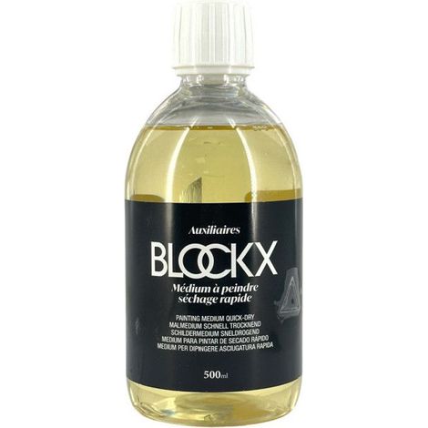 Vernis à retoucher - BLOCKX - Flacon en verre - Incolore - Brillant - Résine de synthèse