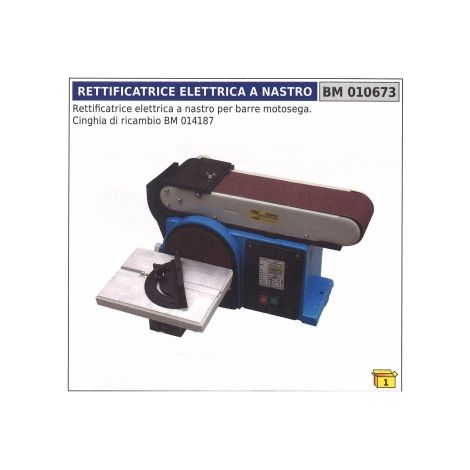 Enderezador eléctrico de cinta para barras de motosierra código 010673