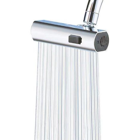 Küchenarmatur im Wasserfall-Design, 360° schwenkbare Spültischarmatur im Wasserfall-Design, Dreistrahl-Wasserfall-Mischbatterie