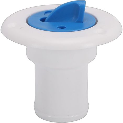 1 Bouchon de remplissage de réservoir d'eau, ABS blanc, joint torique étanche, chaîne inoxydable anti-perte, compatible tuyau 38 mm, pour bateaux yachts camping-cars camions tracteurs (1/5)