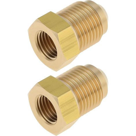 3/8 SAE To 1/4 SAE Reducer Adapter for Air Conditioning 15.75 x 9.9 x 25 mm (1/5)