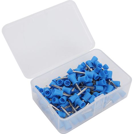 100pcs Boîte Godets de Polissage Dentaire pour Pièce à Main Basse Vitesse, Accessoires d'Hygiène Bucco-Dentaire Professionnels (1/5)