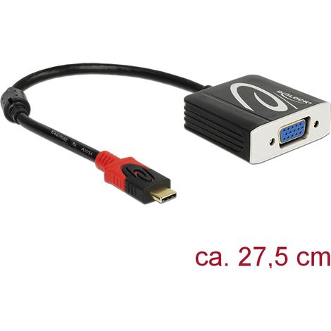 Delock adaptador usb type-câ¢ macho  vga hembra (modo alternativo dp)