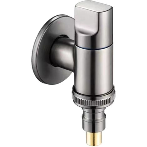 Robinet de machine à laver en laiton massif, robinet mural simple pour eau froide, robinet de jardin ou de piscine (1/5)