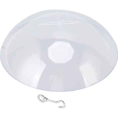 Housse protection mangeoire – transparente – anti‑écureuil – dôme (1/5)