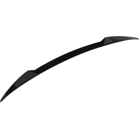 Soiler Arrière, Spoiler de Voiture Soiler Arrière Aileron ABS + Fibre Verre Fibre GLOSSIE BLACH SPOILler avec Adhésif Double Face pour K5 Optima 2020+ (1/5)
