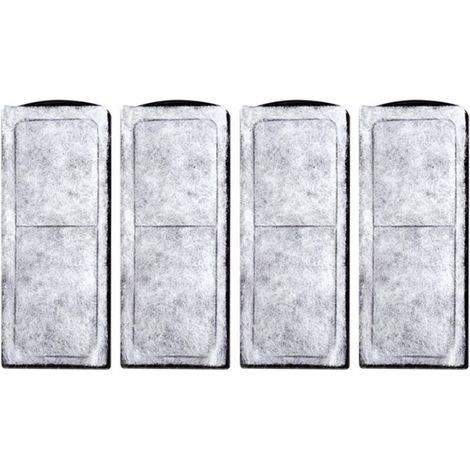 Cartouche filtrante en coton pour aquarium, accessoire de remplacement pour filtre mural d'aquarium, lot de 4 pièces (1/4)