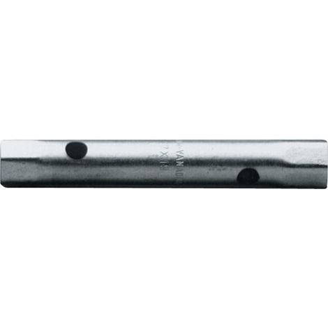 Chiave a tubo tubolare SW 8x9mm L.100mm foro D.6.5mm cromata PROMAT